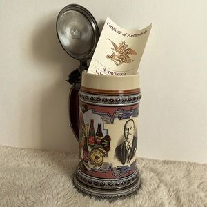 1994 Collectors Anheuser Busch Budweiser Frounders Series Beer Stein